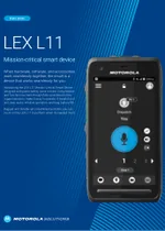 Première page de la fiche technique Motorola Solutions
