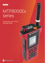 Première page de la fiche technique Motorola Solutions