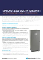 Première page de la fiche technique Motorola Solutions