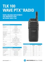 Première page de la fiche technique Motorola Solutions